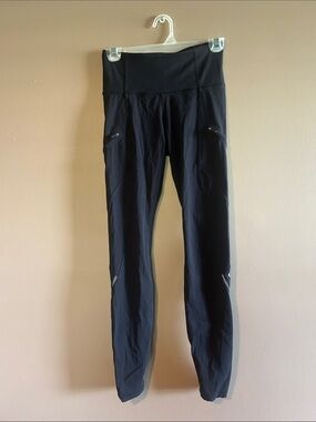 lululemon athletica Black Leggings with Zip Pockets